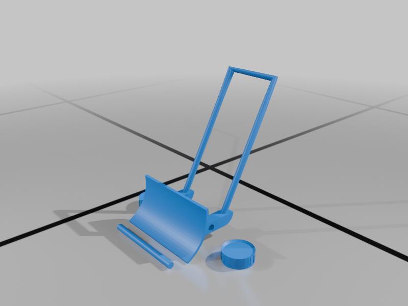 Snow shovel with wheels