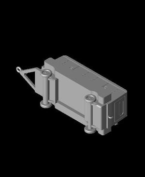 1/72 Scale RAF Electrical Service 60 KVA Trolley.stl