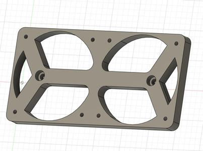 Kenwood TM-731A 2x40mm Fan Adapter