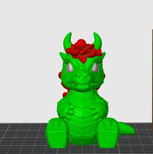 Print in Place Articulated Cute Baby Dragon Fauna