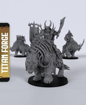 Rhino Riders - With Free Dragon  - 5e DnD Inspired for RPG and Wargamers