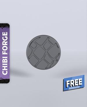 Chibi Base - With Free Dragon  - 5e DnD Inspired for RPG and Wargamers