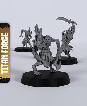 Spore Gnolls - With Free Dragon - 5e DnD Inspired for RPG and Wargamers