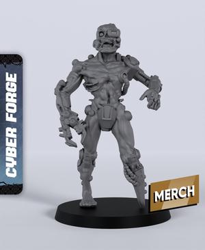 Cyber Zombie - With Free Cyberpunk  - Sci-Fi Gift Ideas for RPG and Wargamers