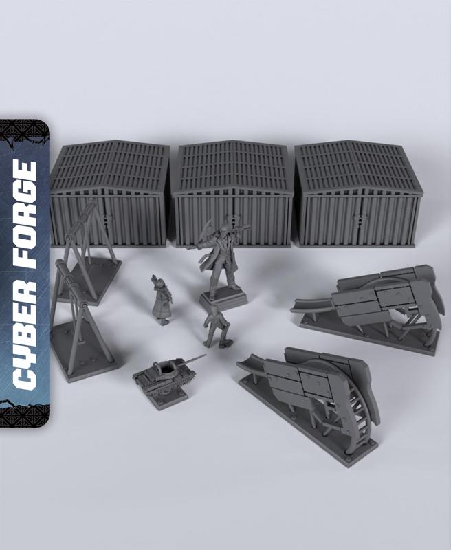 Motherland Terrain - With Free Cyberpunk  - Sci-Fi Gift Ideas for RPG and Wargamers