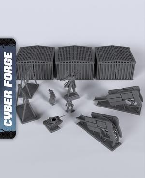 Motherland Terrain - With Free Cyberpunk  - Sci-Fi Gift Ideas for RPG and Wargamers