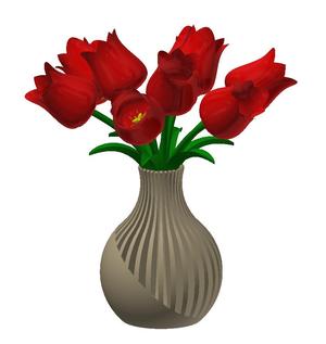 Decorative flower plant vase