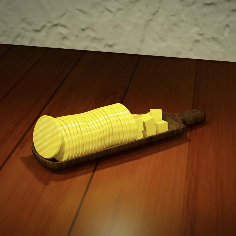 WOODEN SNACK LONG SERVE PLATE