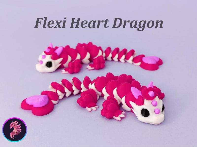 Flexi Heart Dragon