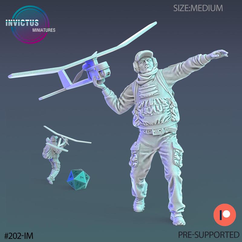 Drone Throwing Soldier / Space Soldier / Cyberpunk Warrior / Invasion Army / Trooper Attack / Sci-Fi Encounter