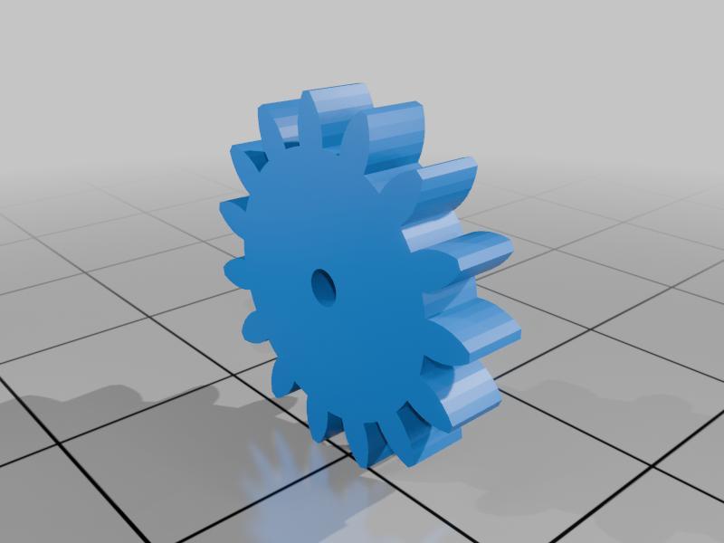15 Tooth Motor Gear