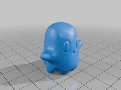 Tiny Butt Ghost Model (STL file)