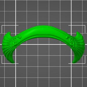 Ornate drawer handle