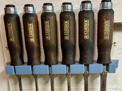 Wall mount for Narex Mortise Chisels