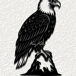 american bald eagle bird wall art home decor