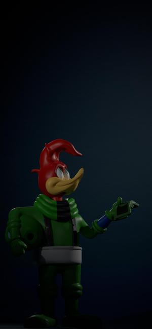 Woody Woodpecker Astronaut