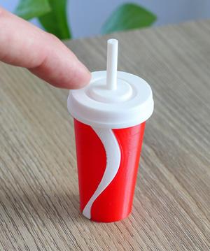 Soda Clicker – Realistic Soda Cup Fidget Toy (No AMS, No Supports)