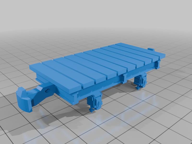 1/32nd 54mm Quarry flat wagon for Mounaineer loco