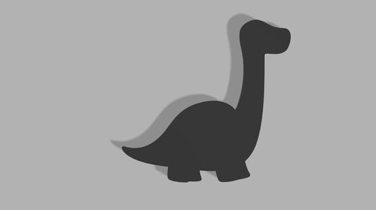 Cute dinosaur wall art - Kids room