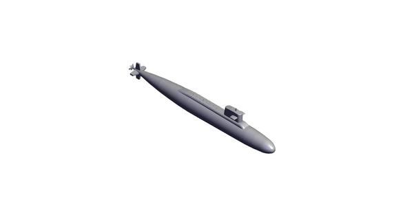 1/2400 Scale USS George Washington SSBN-598.stl