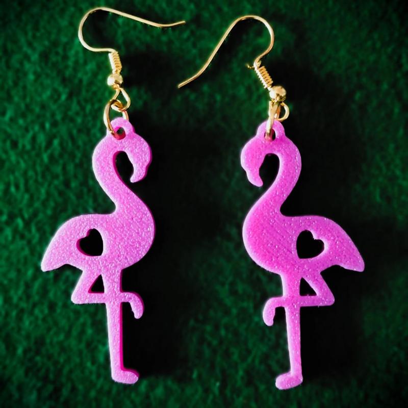 FLAMINGO EARRINGS / PENDIENTES FLAMENCOS