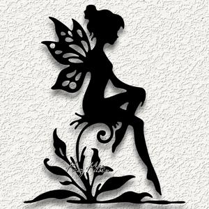 forest fairy sprite water plant wall art home decor