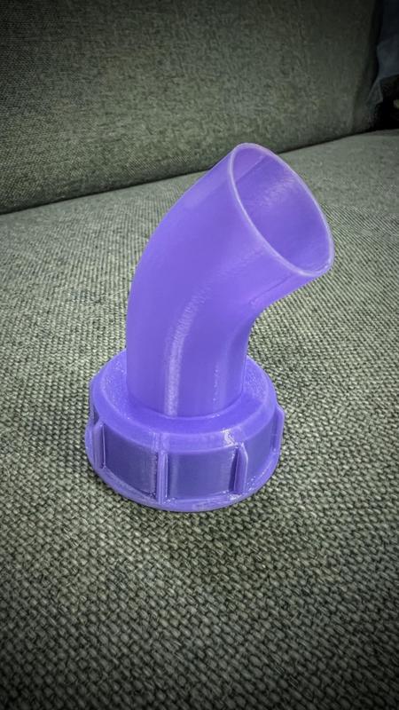 Nálevka pro kanystr se zavitem DIN45