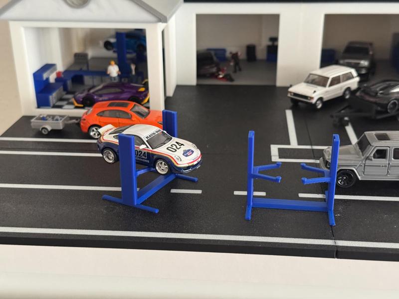 1/64 scale jack for cars, miniature Hot Wheels and Matchbox vehicles