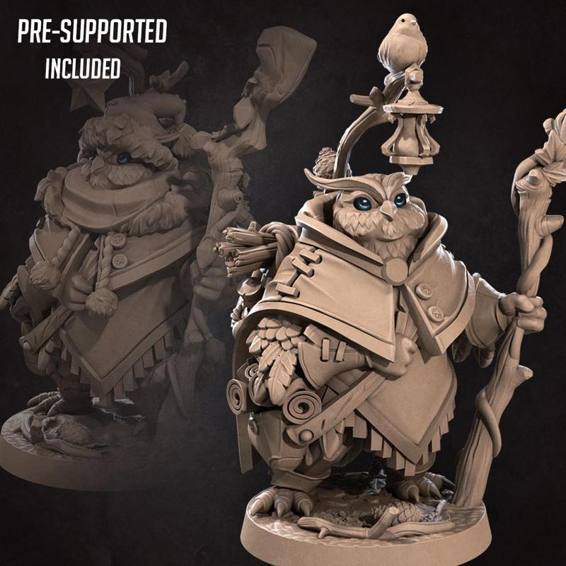 Uka, the Forest Keeper Owlfolk (+Christmas Version)