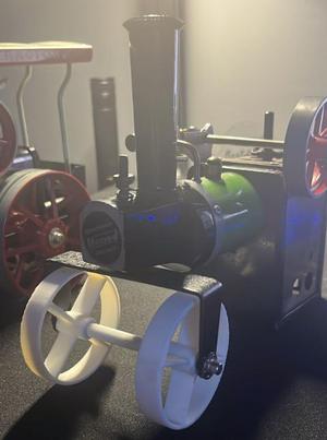 Mamod 3D printed wheel set conversion for SR1 steam roller