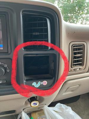 2003 chevy suburban cubby phone holder