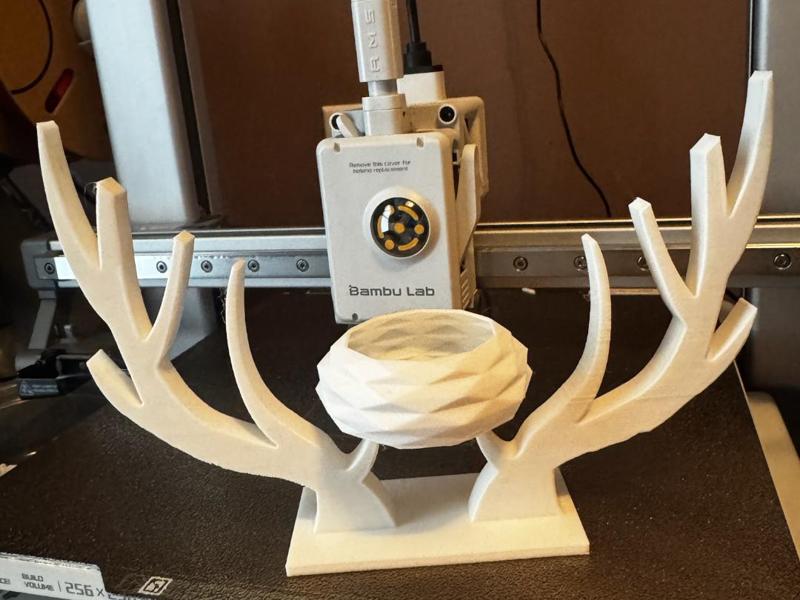 Antler Tea Light Jewlery Stand