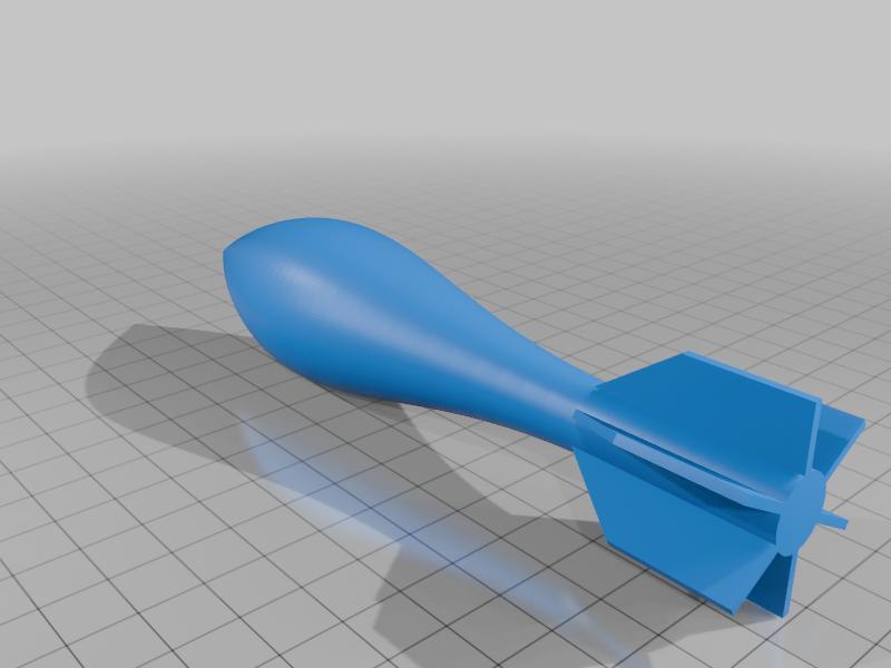 Mortar projectile for air canon 33mm