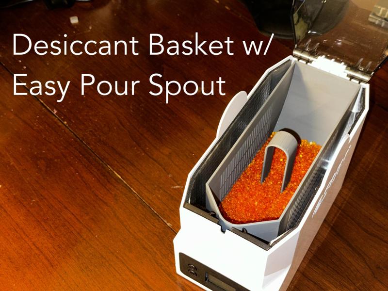 Desiccant Drying Basket with Spout -most dry boxes