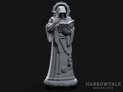 Gothic Hooded Statue