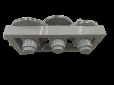 Fully 3D Printed Compound Gear Ratio V2