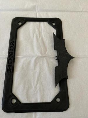 batman License plate frame motorcycle   