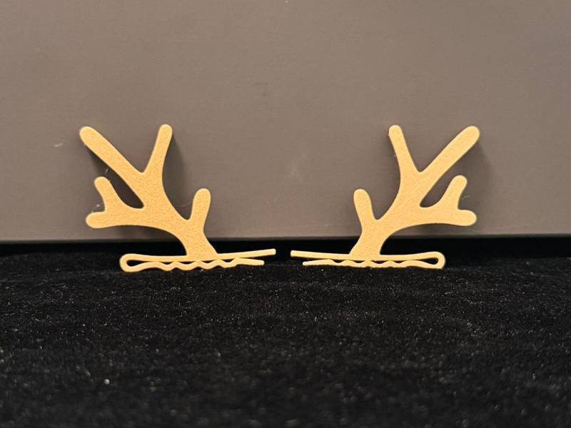 Christmas Deer Horn Hair Clip Accessory hair pin