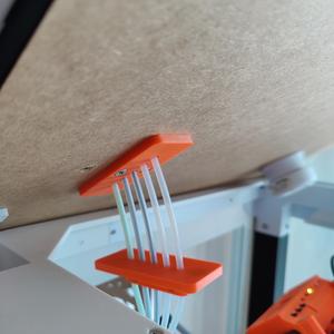PTFE tube pass for MMU systems on Ikea LACK-table