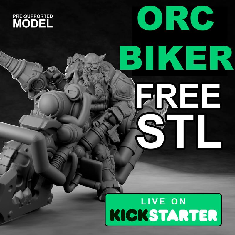 FREE Orc Biker