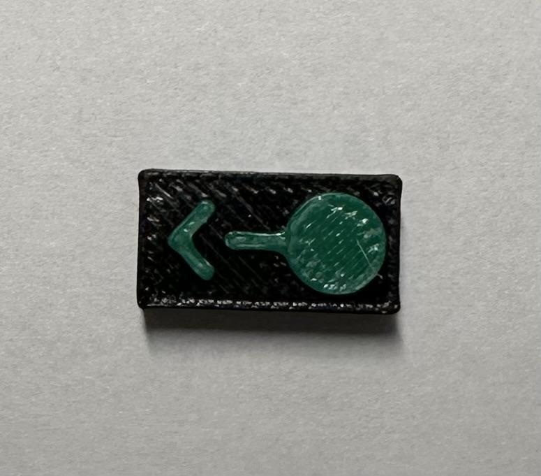 Militärisches Symbol Richtminensperre