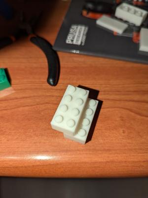 lego - no supports needed! Perfect fit