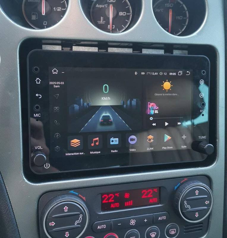 Finition Autoradio  /  car radio finish  Alfa 159