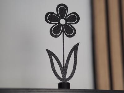 Flower with stand