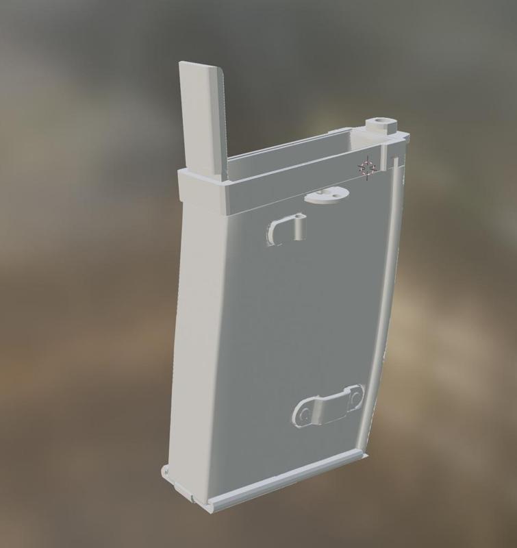 Trench Magazine/ Grabenmagazin for G98/ Kar98k / Mauser 98 Airsoft Double Bell V2