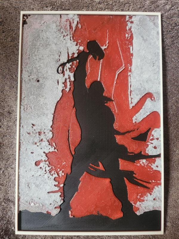 Thor Poster Vintage - HueForge