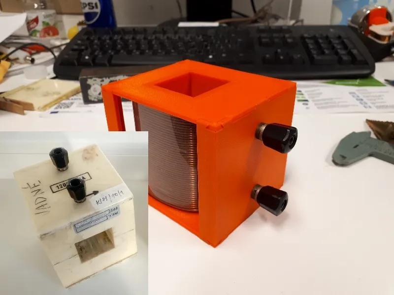 Oprava cívek rozkladného transformátoru LOGIA   