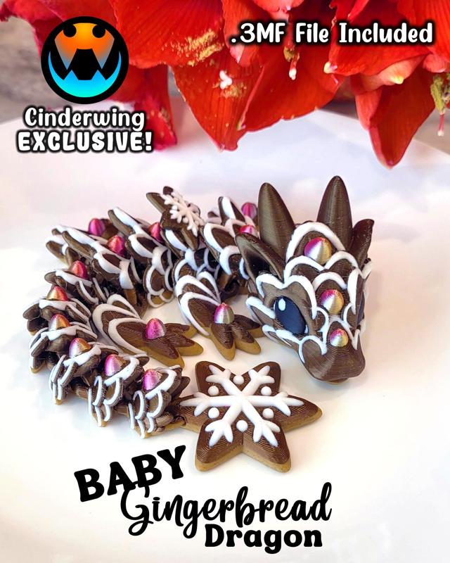 Baby Gingerbread Dragon
