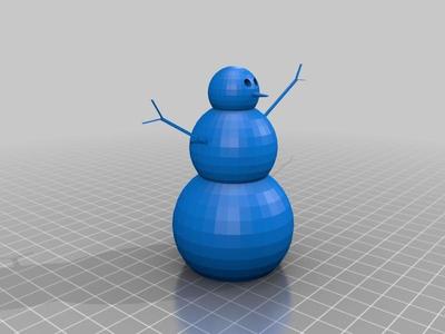 Standing snowman