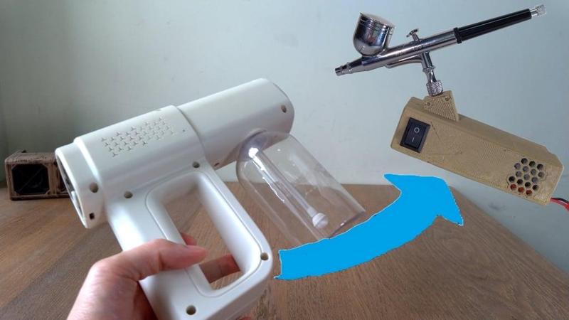 DIY Spray Paint Pump from Disinfectant Sprayer UPdate